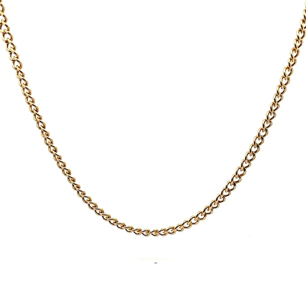 Damen Halskette Massiv 585k-Gold